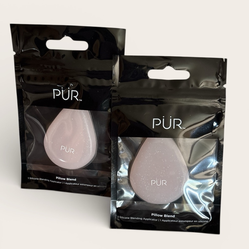 Pur Pillow Blend Silicone Applicator - Black and Pink set